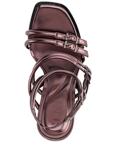 Dkny Women's Strappy Multi-Buckle Stiletto Sandals