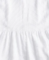 On 34th Women's Eyelet High-Neck Tiered Mini Dress, Exclusively for Macy's