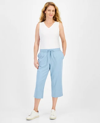 Style & Co Women's Mid Rise Capri Sweatpants