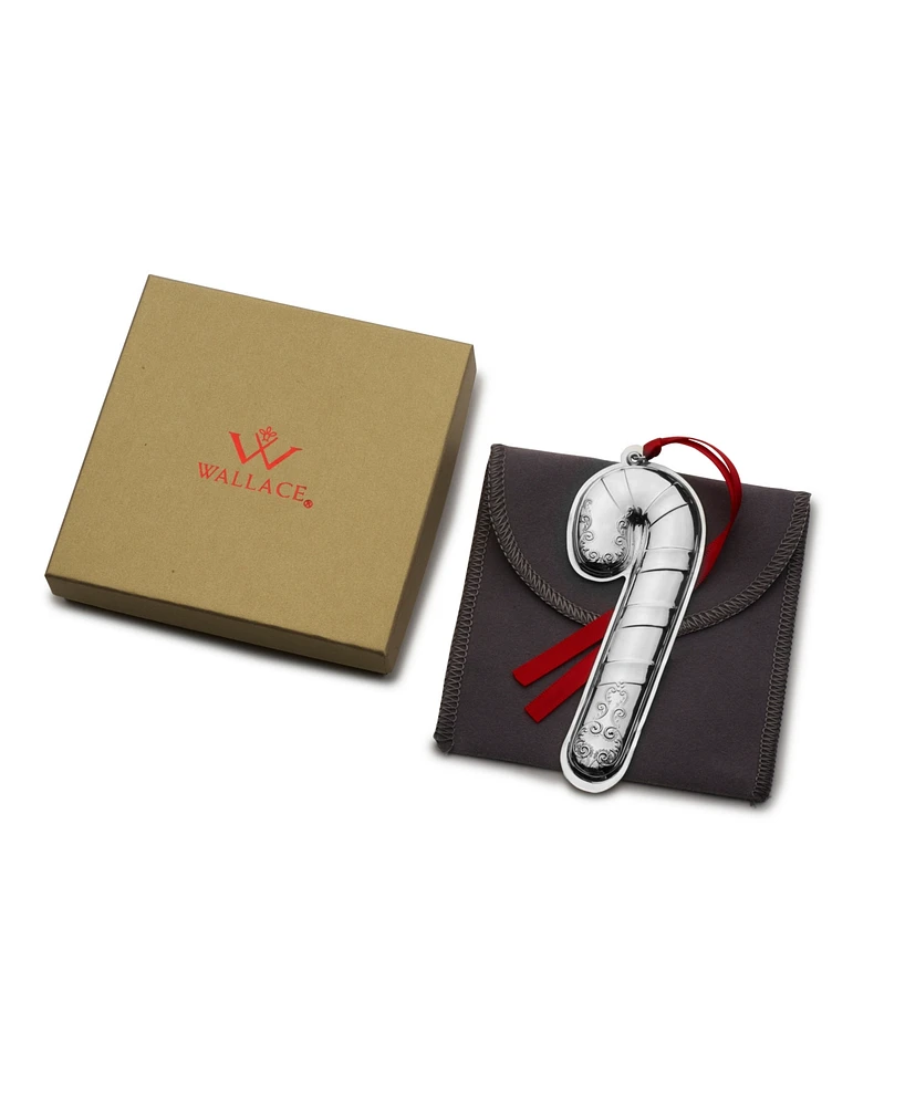 Wallace 2024 Sterling Candy Cane Ornament, 17th Edition