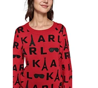 Karl Lagerfeld Paris Women's Embellished Sweater