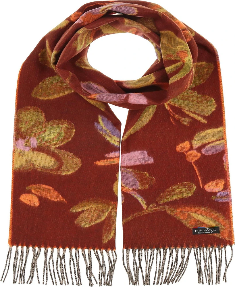 Fraas Flowers Cash Mink Scarf