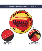 AquaPro In Heavy Duty Nylon Deck Style Towable 1 Person Rider