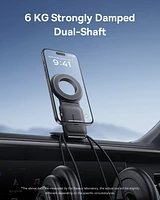 Baseus Magnetic Car Phone Mount Wireless Car Mount Fast Charge Charging Station,C02 Mega