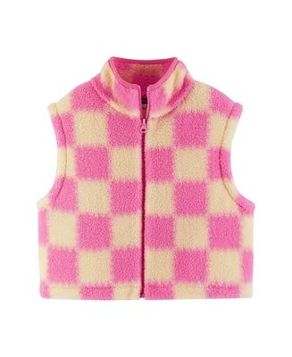 Andy & Evan Big Girls Checkered Puffer Vest