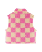 Andy & Evan Big Girls Checkered Puffer Vest