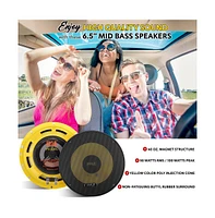 Pyle 6.5" Component Car Speaker Kit, 400 Watt, 2-Way System