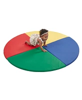 ECR4Kids SoftZone All-Around Activity Mat, Assorted, 4-Piece
