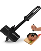 Zulay Kitchen Ground Beef Chopper Tool Hamburger Smasher - Meat For