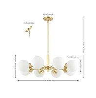 Safavieh Prosie 8 Light Extendable Chandelier