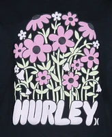 Hurley Big Girls Flowers Grow Long Sleeve Tee