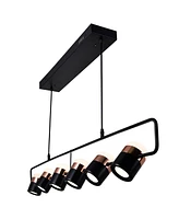 Cwi Lighting 8" Metal Moxie Led Pool Table Light