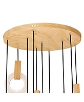 Cwi Lighting 96" Metal Anello Led Pendant