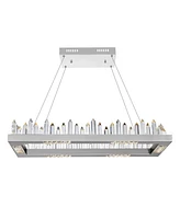 Cwi Lighting 6" Metal Agassiz Led Island and Pool Table Chandelier