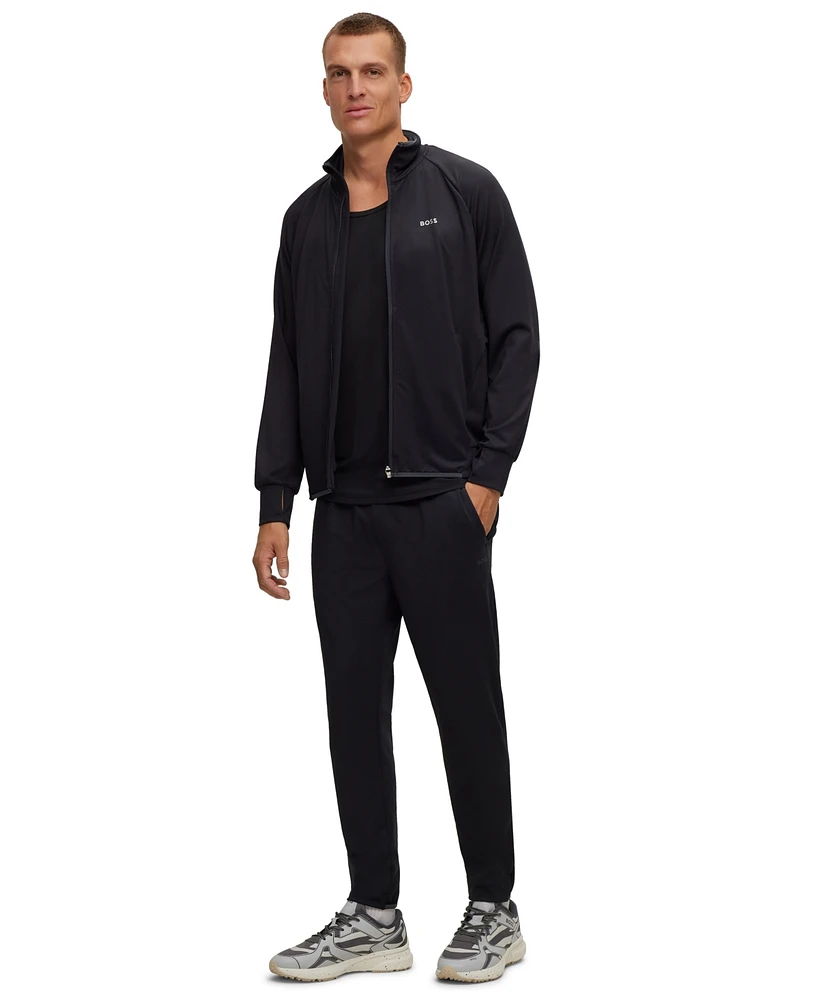 Boss by Hugo Men's Cuffed Tracksuit Bottoms Pants