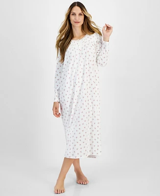 Charter Club Women's Cotton Printed Nightgown, Exclusively at Macy's