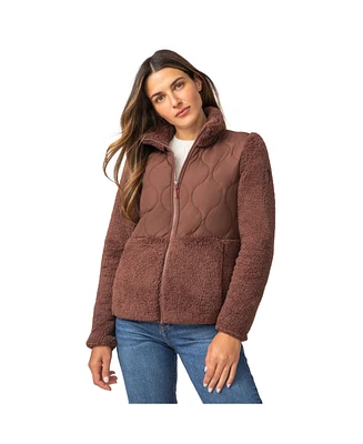 Free Country Women's Sierra Butter Pile Hybrid Jacket