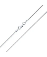Bling Jewelry Flexible Strong 1.5mm .925 Sterling Silver Magic 8 Sided Snake Chain Necklace Women