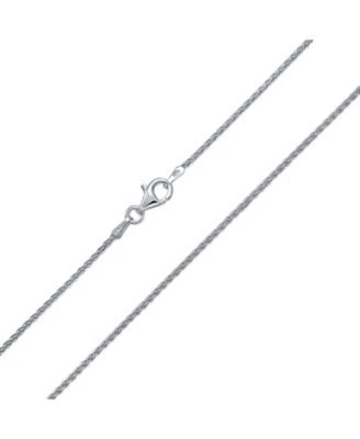 Bling Jewelry Thin Spiga Wheat Chain Necklace .925 Sterling Silver 2.5 Mm 030 Gauge