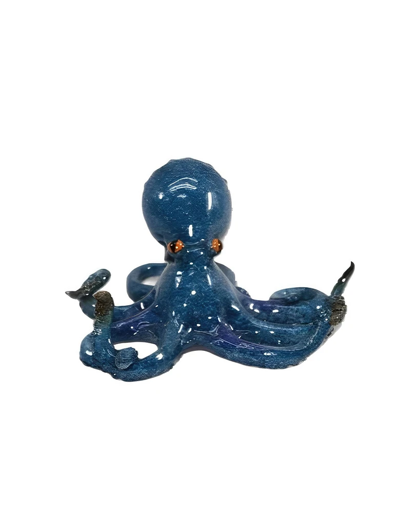 Fc Design 6.75"W Blue Octopus Figurine Decoration Home Decor Perfect Gift for House Warming, Holidays and Birthdays