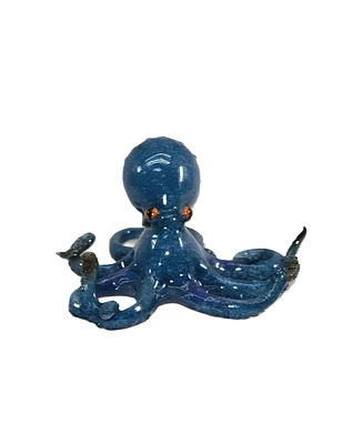 Fc Design 6.75"W Blue Octopus Figurine Decoration Home Decor Perfect Gift for House Warming, Holidays and Birthdays