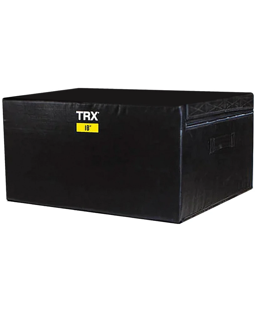 Trx 18" Soft Plyo Box Stackable Gym Workout Equipment for Plyometric Exercises