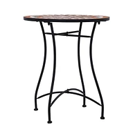 vidaXL Mosaic Bistro Table 23.6" Ceramic