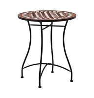vidaXL Mosaic Bistro Table 23.6" Ceramic
