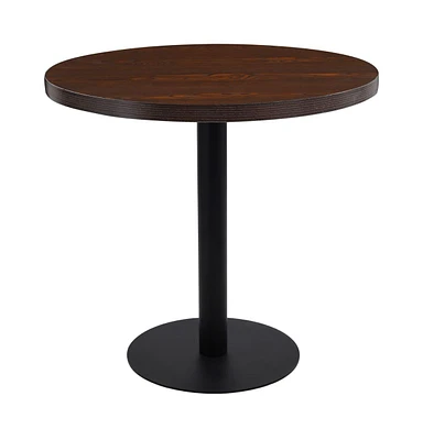 vidaXL Bistro Table Dark Brown 31.5" Mdf