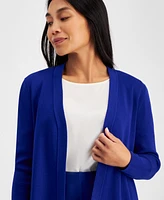 Ak Anne Klein Petite Newport Kissing Front Cardigan