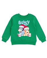 Bluey Toddler Boys Halloween Christmas Fleece Sweatshirt and Jogger Pants Outfit Set to (2T - 10-12)