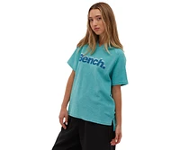 Bench Dna Women's Juniper Short Sleeve High-Low Hem Pullover Hoodie