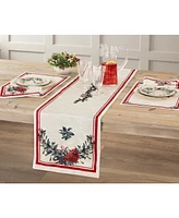 Lenox Holiday Winter Greetings Table Runner, 14" x 70"