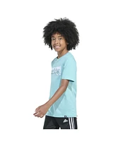 adidas Big Boys Short Sleeve Regular Fit Linear Melt Tee