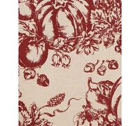 Lenox Pumpkin Printed Toile Tablecloth