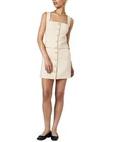 French Connection Women's Structured Woven Button-Front Top