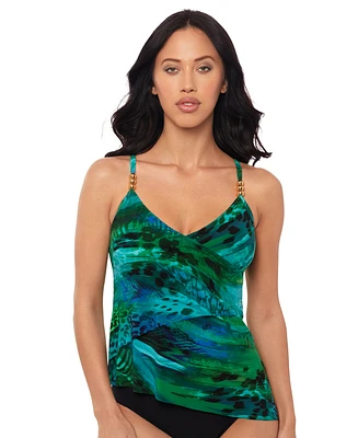 Magicsuit Women's Margarita Elsa Printed Underwire Tankini Top