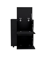 Depot E-Shop Tully Bar-Coffee Cart 32" H, Kitchen & Living Room Furniture