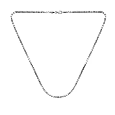 Bling Jewelry Bali Style Popcorn Coreana Chain Necklace .925 Sterling Silver Slender 3MM