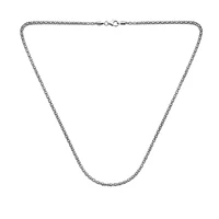 Bling Jewelry Bali Style Popcorn Coreana Chain Necklace .925 Sterling Silver Slender 3MM