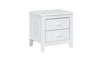 Slickblue 2-Drawer Nightstand for Bedroom Storage and Organization