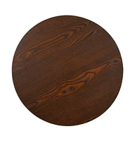 vidaXL Bistro Table Dark Brown 19.7" Mdf