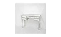 Slickblue Mirrored Entryway Console – Elegant and Modern Accent Table for Hallways or Foyers