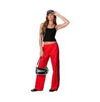 Edikted Women's Felicity Nylon Track Pants