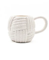 8 Oak Lane Rope Ceramic Coffee Mug