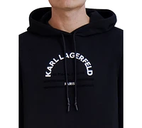 Karl Lagerfeld Paris Men's Circle Logo Hoodie