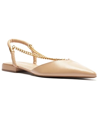 Arezzo Women's Charli Elastic Closure Ballet Flats