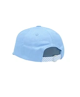 Bits & Bows Boys Hockey Baseball Hat Blue