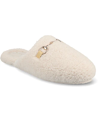 Journee Collection Women's Monnroe Round Toe Slippers