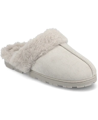 Journee Collection Women's Kalli Round Toe Slippers